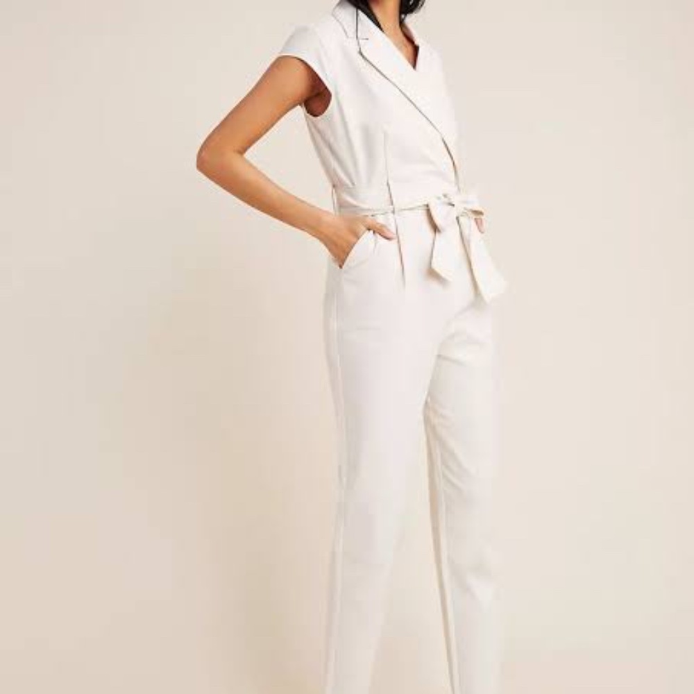 Anthropologie 10P Eliza Jumpsuit